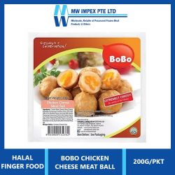 Bobo Chicken Cheese Meat Ball 200g/pack (Bundle of 2 pack)