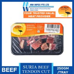 SURIA Beef Tendon (CUT) / Daging Lembu Tendon (250g/pkt)